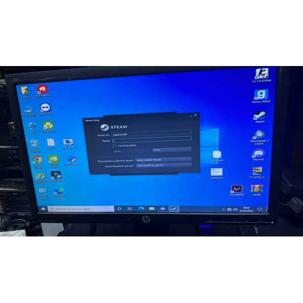 Hp Compaq LE2002X 20'' Siyah LCD Monitör 2.EL ÜRÜN 1 YIL GARANTİLİ