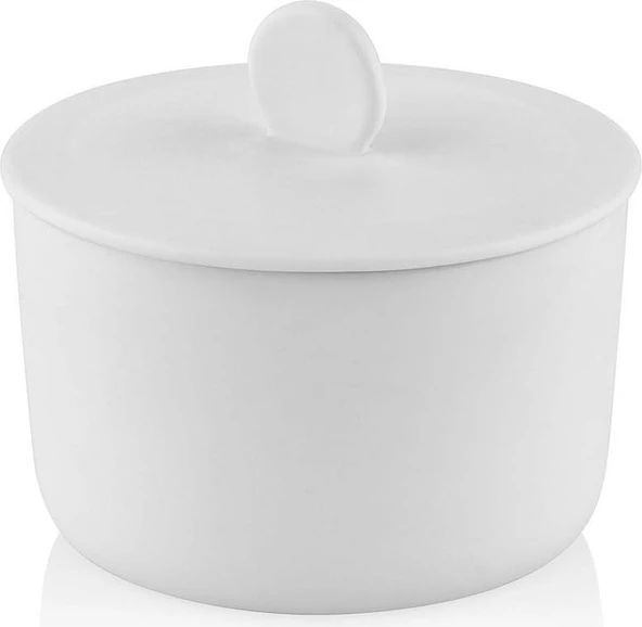 The Mia Cotta Limoges Şekerlik ve Reçellik Beyaz 9 cm