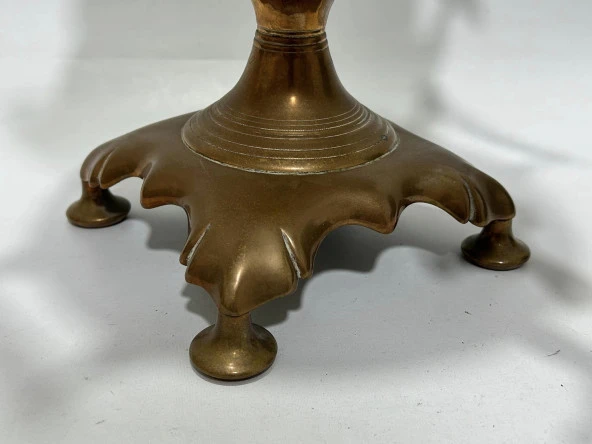 Antika İngiliz Bakır Semaver 42x35x35 cm - 4