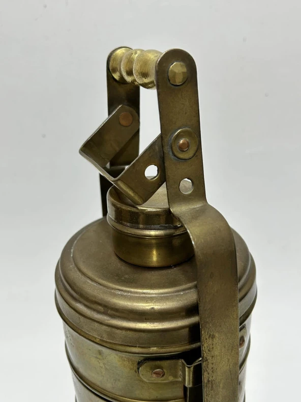 Antika Pirinç Sefer Tası 36x14x12cm - 4