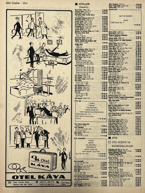 İzmir 1982-1983 Meslek Reklam İlanı Efemera S399 - Resim 2