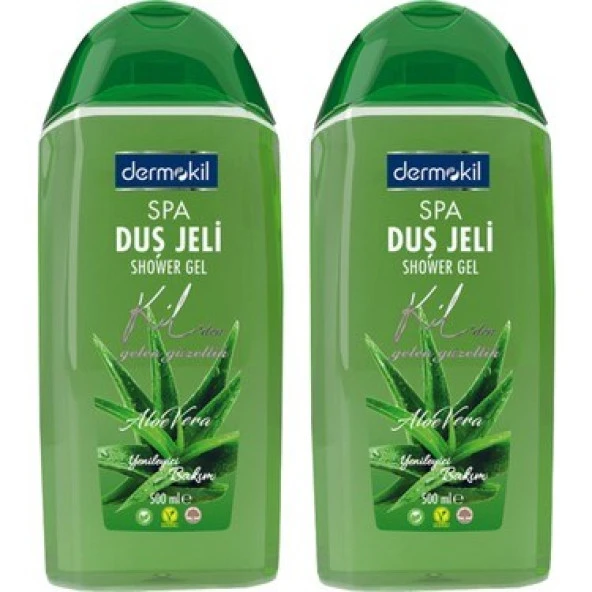 Dermokil Aloe Vera Özlü Duş Jeli 2'li Set ürün görseli