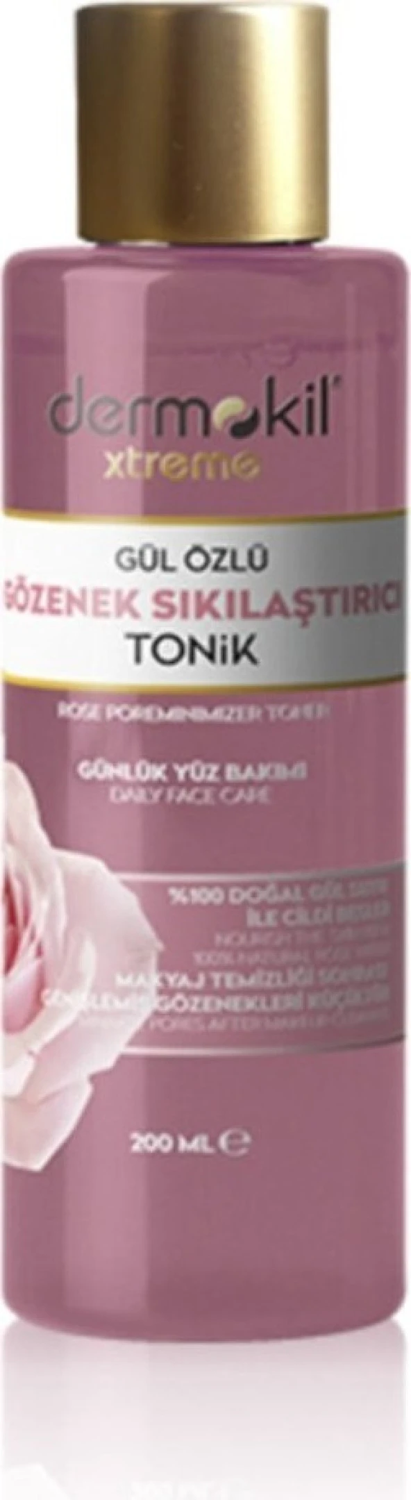 Dermokil Gül Özlü Gözenek Sıkılaştırıcı Tonik 200 ml