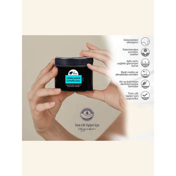 Le Musk Himalayan Charcoal Toksinlerden Arındırıcı Işıltı Veren Maske 15 ML - 2