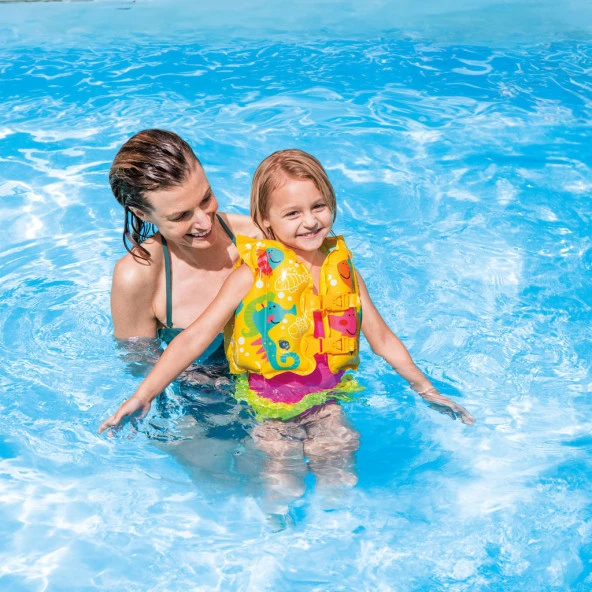 Intex Balık Desenli Baskılı Deniz&Havuz Can Yeleği 41*30 cm (59661) - 3
