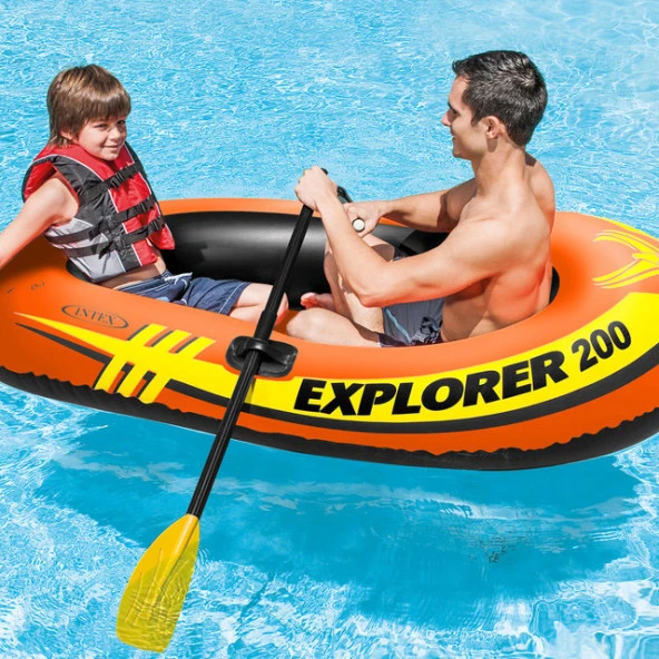 Intex Plastik Bot Küreği 3 Parça (59623) - 3