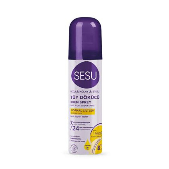 SESU Tüy Dökücü Krem Sprey (kodsarı) Normal Ciltler 150 ml