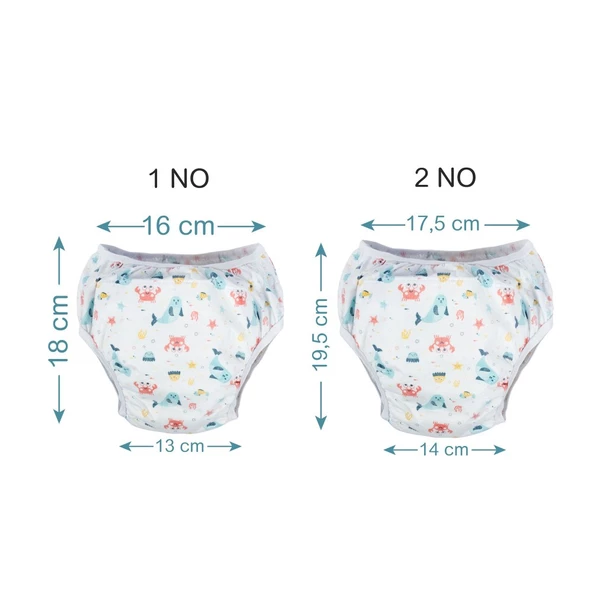 Pamuk Pedli 4 Lü Alıştırma Külodu 259 - 2