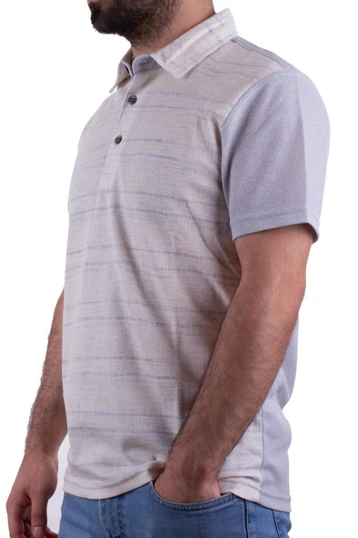 Twister Jeans 2281 Gri Polo Yaka Erkek T-Shirt - 3
