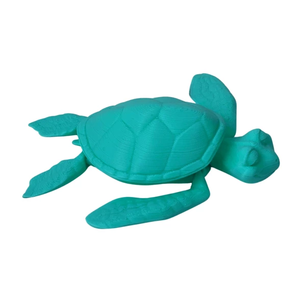 3D Hareketli Kaplumbağa Figürlü Oyuncak - Turkuaz - Resim 2