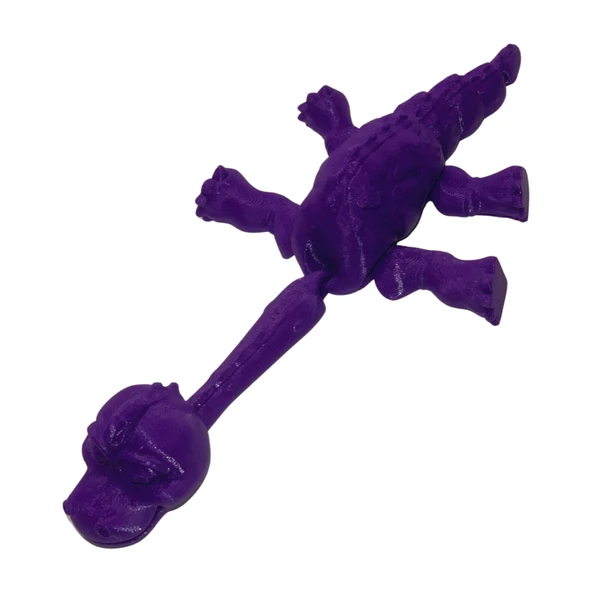 3D Hareketli Oyuncak Brakiyozor (Brachiosaurus) Dinozor - Mor - Resim 5