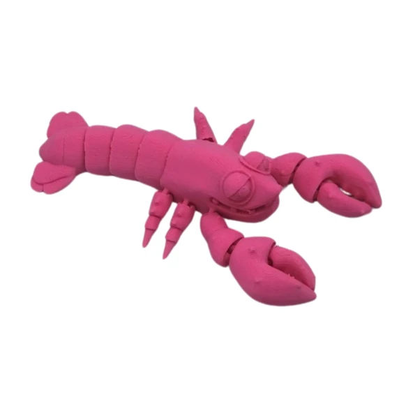 3D Hareketli Istakoz Figürlü Oyuncak - Pembe - Resim 3
