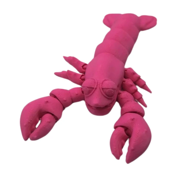 3D Hareketli Istakoz Figürlü Oyuncak - Pembe - Resim 6