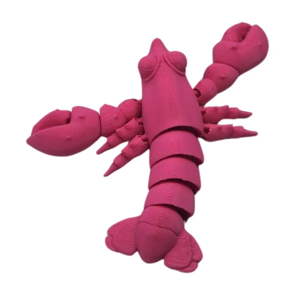 3D Hareketli Istakoz Figürlü Oyuncak - Pembe - Resim 8