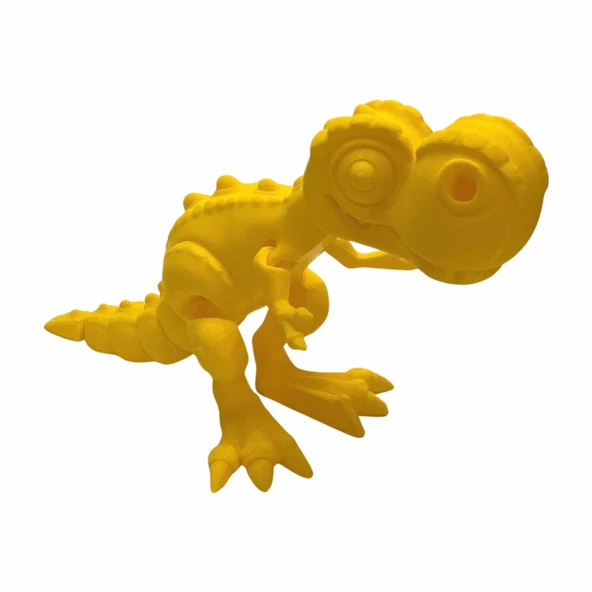 3D Hareketli Trex Oyuncak - Sarı - 2