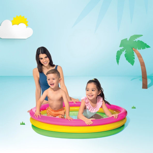 Intex 3 Boğumlu Sunset Havuzu 114*25 cm (57412) - 4