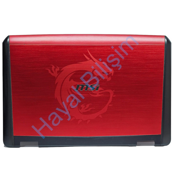 2.EL - Orjinal MSI GT780 GT780DX GT780DXR GX70 GT70 Kırmızı Notebook Ekran Arka Kapak Lcd Cover - 761A516Y31
