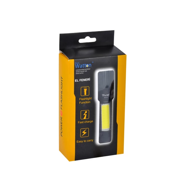Uzun Menzilli EL Feneri Mıknatıslı Wt-602 - 3