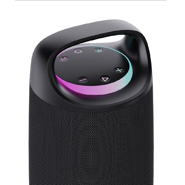 LinkTech M406 Premium RGB 80W Mikrofonlu Kablosuz BT Hoparlör - 4