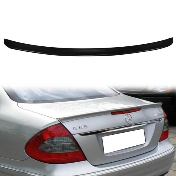 AUTOGP Mercedes w211 bagaj üstü spoiler siyah boyalı 2001 / 2008