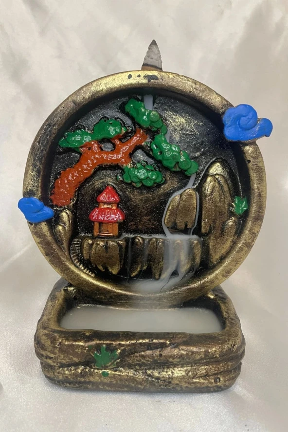 Geri Akış Tütsülük Ters Akış Şelale Daire  Dağ - Resim 2