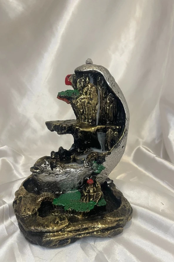 Geri Akış Tütsülük Ters Akış Şelale Hilal Dağ Gümüş - Resim 4