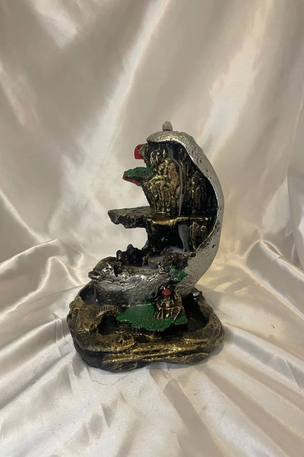 Geri Akış Tütsülük Ters Akış Şelale Hilal Dağ Gümüş - Resim 5