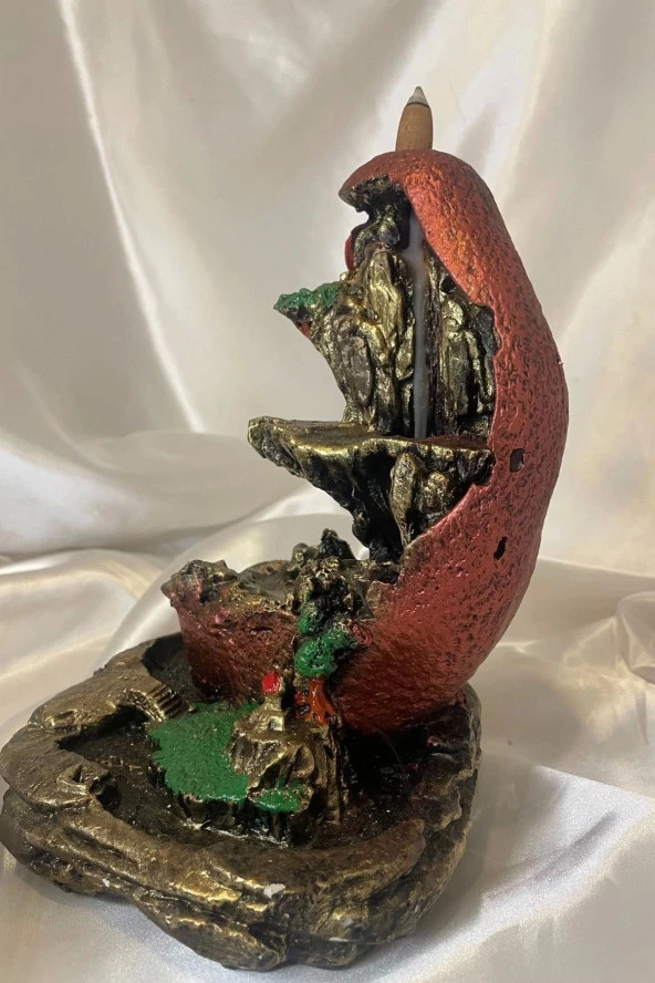 Geri Akış Tütsülük Ters Akış Şelale Hilal Dağ Bakır - Resim 4