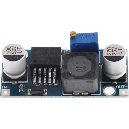 LM2596 Ayarlanabilir 3A Voltaj Düşürücü DC-DC Güç Modülü Mini Adj - 2