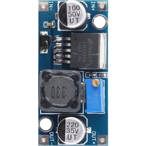 LM2596 Ayarlanabilir 3A Voltaj Düşürücü DC-DC Güç Modülü Mini Adj - 3