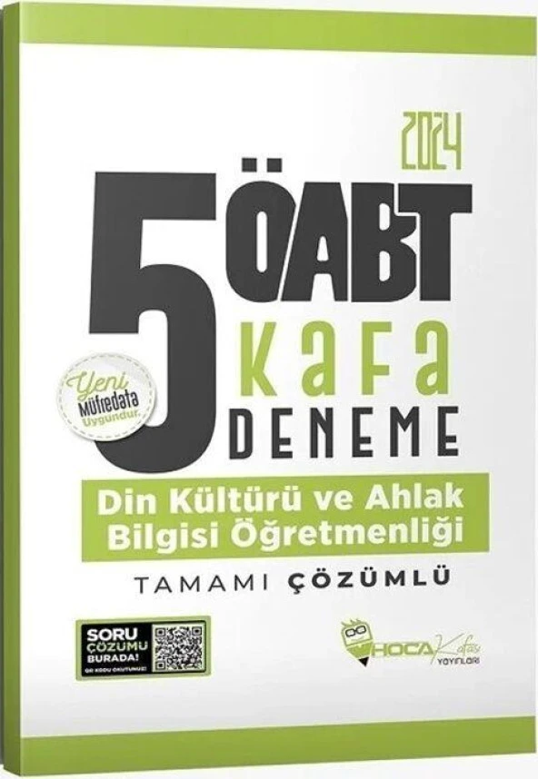 2024 ÖABT Din Kültürü ve Ahlak Bilgisi Öğretmenliği 5 Kafa Deneme Hoca Kafası