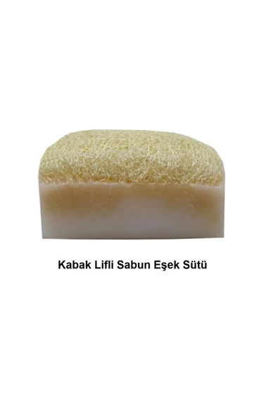3'lü Set Kabak Lifli Yüz Pedi Kabak Lifli Eşek Sütlü Peeling Sabun Canlandırıcı Cilt Bakım Yüz Maske - 2