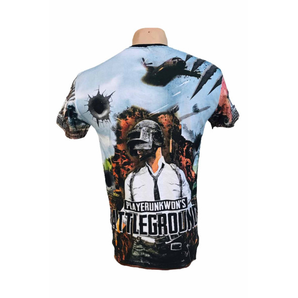 Dijital Baskı Pubg Palyer Gamer Tshirt - 2
