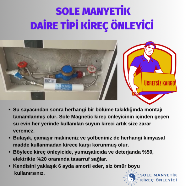 Sole Manyetik Kireç Önleyici Daire Tipi Polarizatör - 5