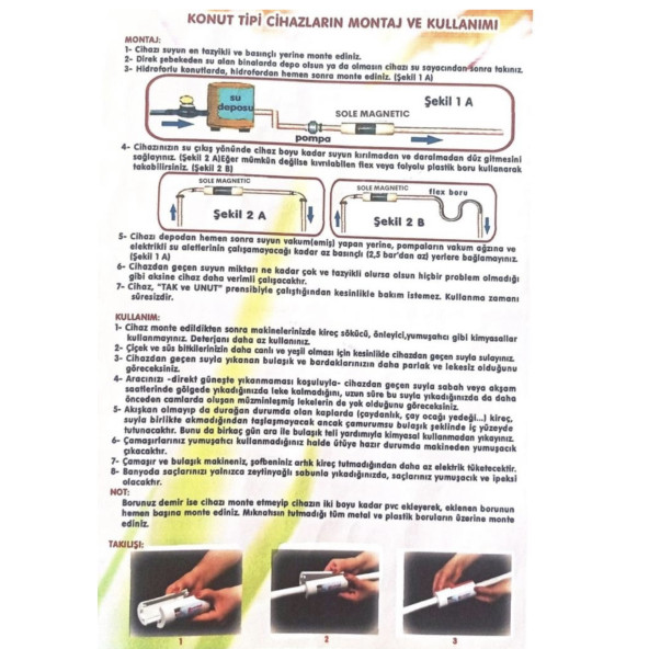 Sole Manyetik Kireç Önleyici Daire Tipi Polarizatör - 6
