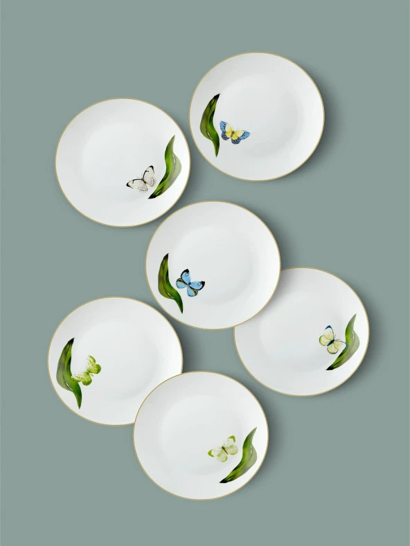 The Mia Folium Pasta Tabağı 6 Kişilik DNR0063 - Resim 3