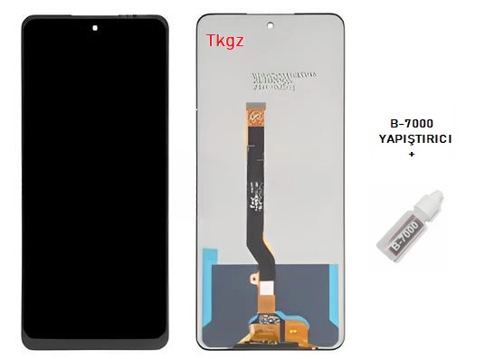 Tecno Spark 10 PRO Lcd Ekran Dokunmatik Orijinal Kalite + B-7000