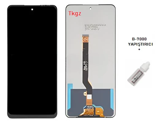 Tecno Camon 18P Lcd Ekran Dokunmatik Orijinal Kalite + B-7000 - 1