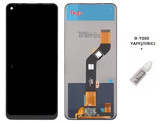 Tecno Spark 7T PRO Lcd Ekran Dokunmatik Orijinal Kalite + B-7000 ürün görseli 1