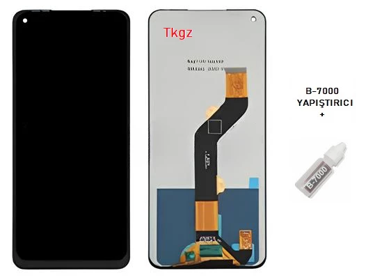 Tkgz Tecno Pova Lcd Ekran Dokunmatik Orijinal Kalite + B-7000