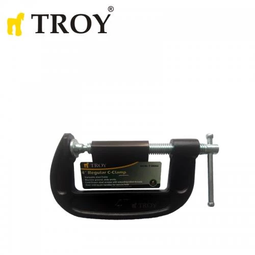 TROY 25064 C-Tipi Mengene, 101mm Dövme Çelik İşkence - 2
