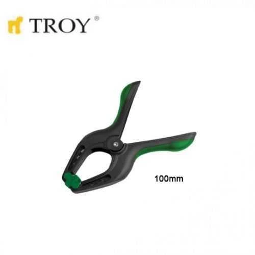 TROY 25054 Mandal Tipi İşkence 100mm Plastik Mengene Çelik Yaylı - 2