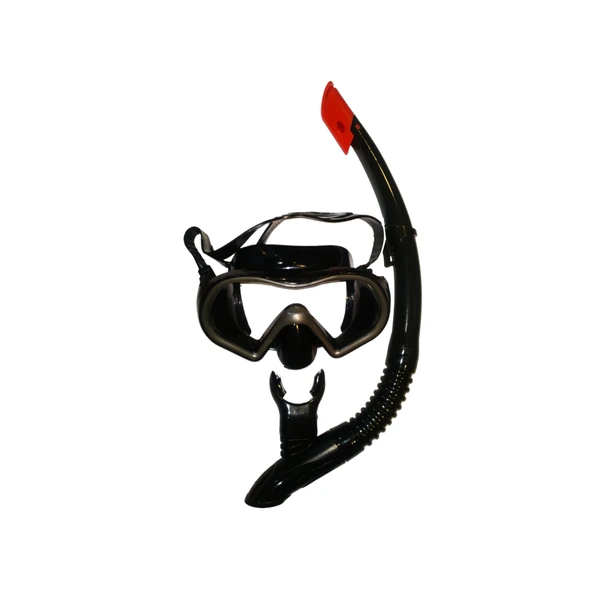 Apnea Monaco Metalik Gri Maske Şnorkel Set - 2