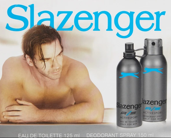 Slazenger Active Sport Eau de Toilette Set, (Mavi, 125+150 ml) - 4