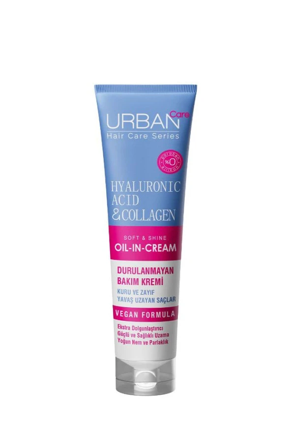 Urban Care Hyaluronik Asit&kolajen Kuru Ve Cansız Saçlara Özel Durulanmayan Bakım Kremi-vegan-150 ml - 2