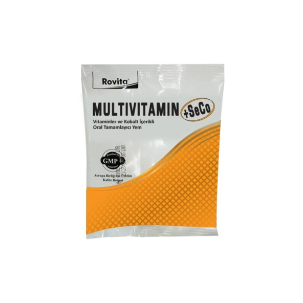 Royal Rovita Multivitamin + Seco 100gr Tedavide yardımcı, iştah açıcı Vitaminler ve Selenyum, Kobalt kombinasyonu