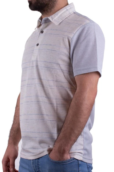 Twister Jeans 2281CC Gri Polo Yaka Erkek T-Shirt - 3