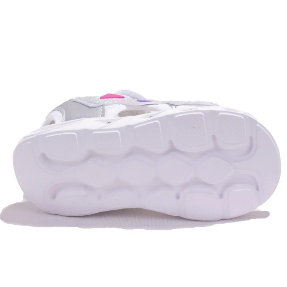 Vicco 321F24Y204CC Hilda Beyaz Ortopedik Günlük Işıklı Kız Çocuk Spor Sandalet - 4