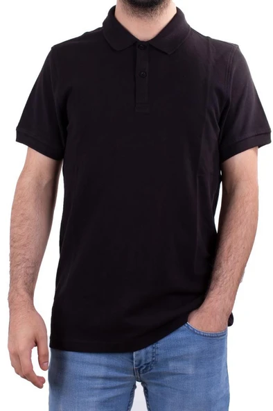Twister Jeans 2277CC Siyah Polo Yaka Erkek T-Shirt - 2