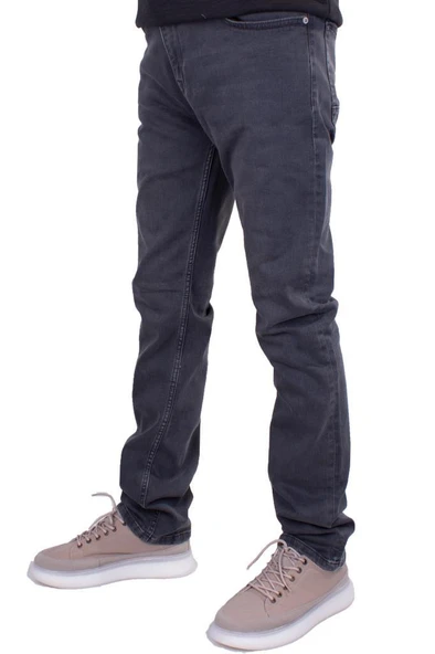 Twister MartinCN 744-02 Gri Normal Bel Normal Paça Erkek Jeans Pantolon - 3